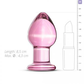 Glass anal plug No. 26