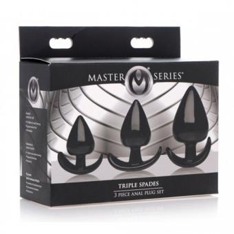 Triple Spades 3-teiliges Analplug Set