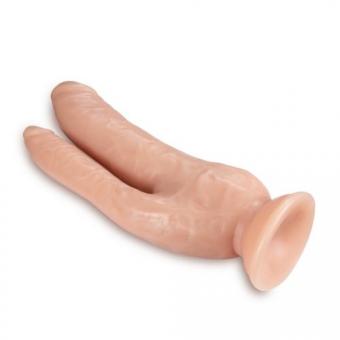 Dr. Skin – Doppeldildo 21,6 cm – Vanille