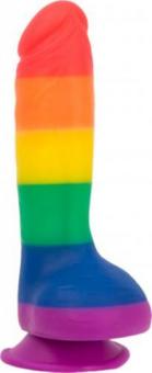 Addiction - Justin Rainbow Silicone Dildo - 19 cm