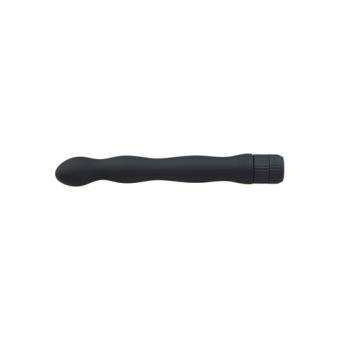 Wavy anal vibrator in black