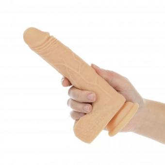 Naked Addiction - Realistischer rotierender Dildo mit Fernbedienung - 19 cm