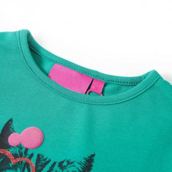 Kinder-Langarmshirt Hellgrün 116