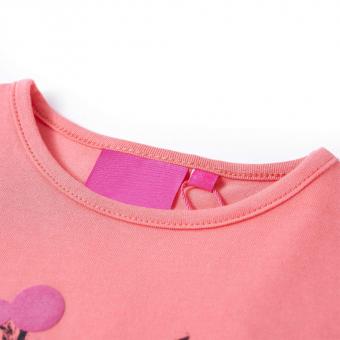 Kinder-Langarmshirt Rosa 92