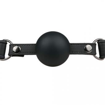 Ball gag with big silicone ball