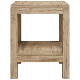 Badezimmer-Beistelltisch 45x35x45 cm Massivholz Teak