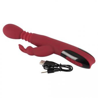 Stossender, rotierender und sich erwärmender Rabbit Vibrator