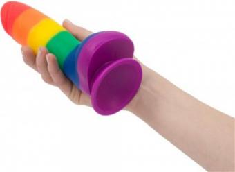 Addiction - Justin Rainbow Silicone Dildo - 19 cm