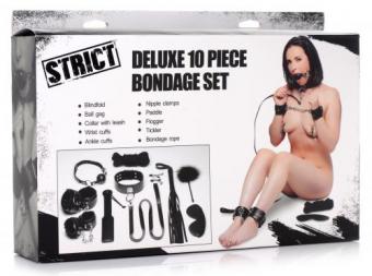 10-teiliges Luxus-Bondage-Set