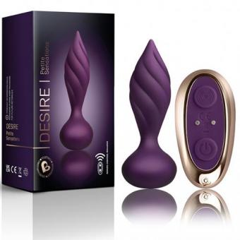 Rocks-Off - Petite Sensations Desire vibrierender Analplug - Lila