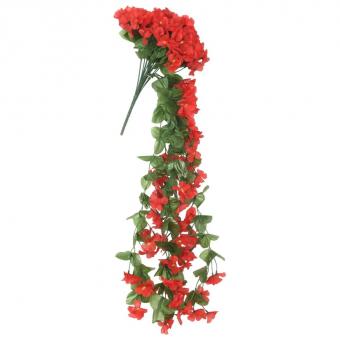 Weihnachtskränze Blumen 3 Stk. Rot 85 cm