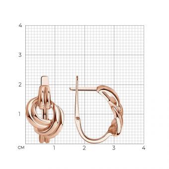 Sokolov Серьги из позолоченного серебра 925 пробы 