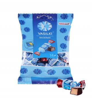 Fondant confectionery set: Lastochka, Romaschki &amp; Vasilki (630 g total)