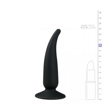 Analdildo aus Silikon mit Saugnapf