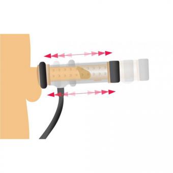 Structured milking cylinder