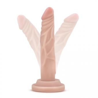 Dr. Skin - Realistic mini dildo with suction cup - Beige