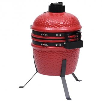 Kamado Grill Smoker 2in1 Keramik 56cm Holzkohlegrill