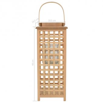 Candle holder Hanging bamboo candle holder Lantern lantern 49/84cm