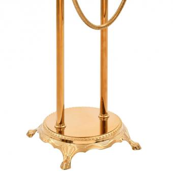 Badewannenarmatur Freistehend 99,5cm Standarmatur Bad Golden/Silbern