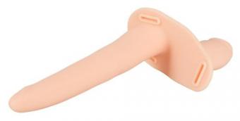 Strap-on mit vibrierendem Doppeldildo