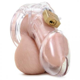 CB-6000 Chastity Cage - Transparent - 37 mm