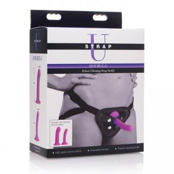 Double-G Deluxe Vibrating Strap-On Kit