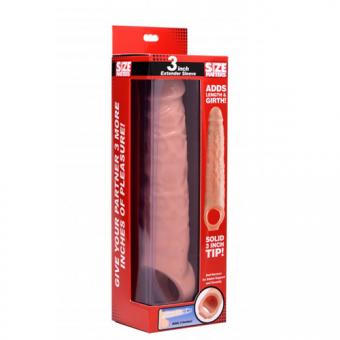 Extender Penis-Hülle mit Noppen - Light Skin