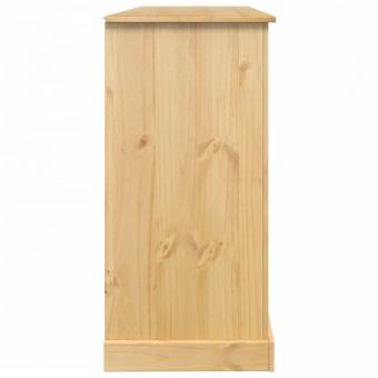 Weinschrank Corona 107,5x51x105,5 cm Massivholz Kiefer