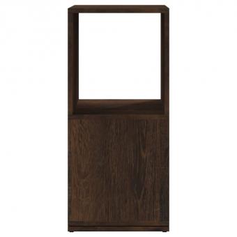 Smoked oak hinged shelf 34.5x34.5x75.5 cm Wood-based material