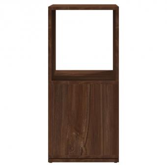 Swivel shelf Brown oak look 34.5x34.5x75.5 cm Wood-based material