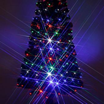 B-goods artificial Christmas tree with LED color change with remote control