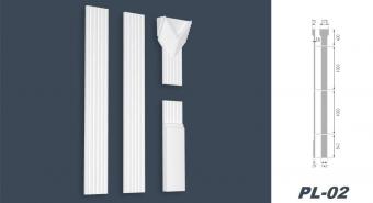 Marbet pilaster complete set PL-02