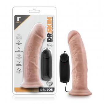 Dr. Skin - Dr. Joe Vibrator mit Saugnapf 20,3 cm - Vanille