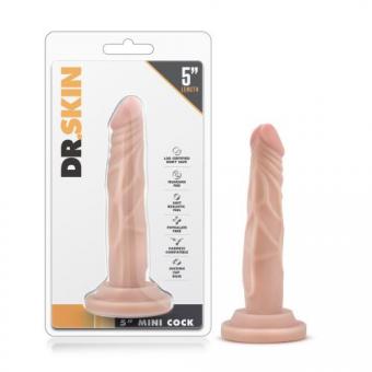 Dr. Skin - Realistic mini dildo with suction cup - Beige