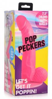 Poppin Dildo 19 cm - Pink