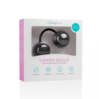 Love balls with counterweight - black