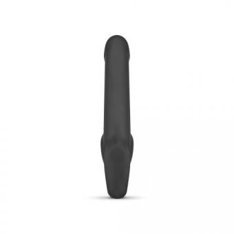 No-Parts - Morgan Strapless Strap-On Dildo - 22 cm - Black