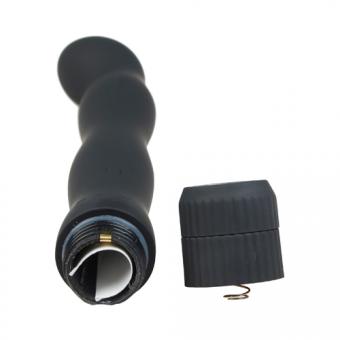 Wavy anal vibrator in black