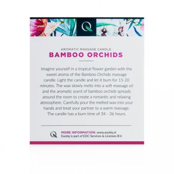 Массажная свеча Exotiq Bamboo Orchids - 200 г