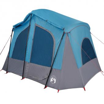 Campingzelt 5 Personen Blau Wasserdicht