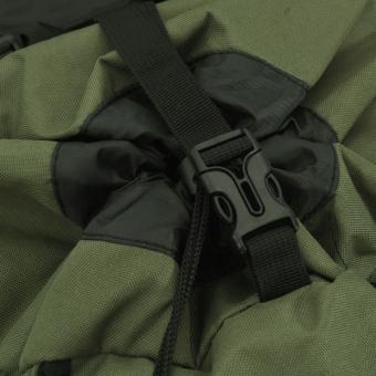 Wanderrucksack Armeegrün 60 L Oxford-Gewebe