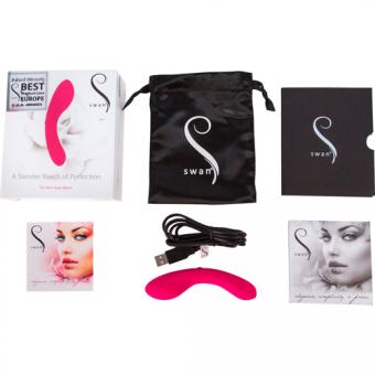 The Mini Swan Wall Vibrator - Pink