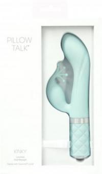 Pillow Talk - Kinky Rabbit & G-Punkt-Vibrator - Türkis