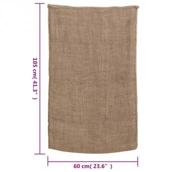 Jutesäcke 30 Stk. 60x105 cm 100% Jute 220 g/m²