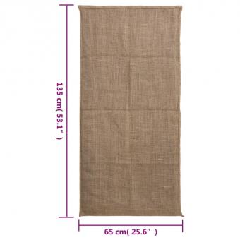 Jutesäcke 5 Stk. 65x135 cm 100% Jute 220 g/m²