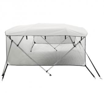 4-Bow Bimini-Top mit Mesh-Seitenteilen 243x(170-182)x137 cm