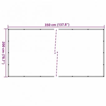 Сетка для прицепа зеленая 2х3,5 м HDPE