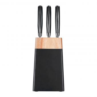 BEM Master Chef 6-piece knife set made of high-quality stainless steel with knife block incl. sharpener