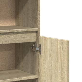 Badschrank Sonoma-Eiche 30x30x100 cm Holzwerkstoff