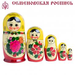 Matryoshka Semenovskaya M5, 16 cm